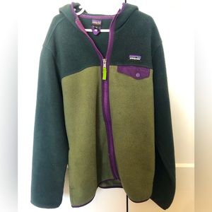 Boys Patagonia Synchilla fleece hoodie